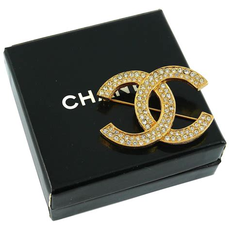 chanel broche cc|Chanel brooch vintage.